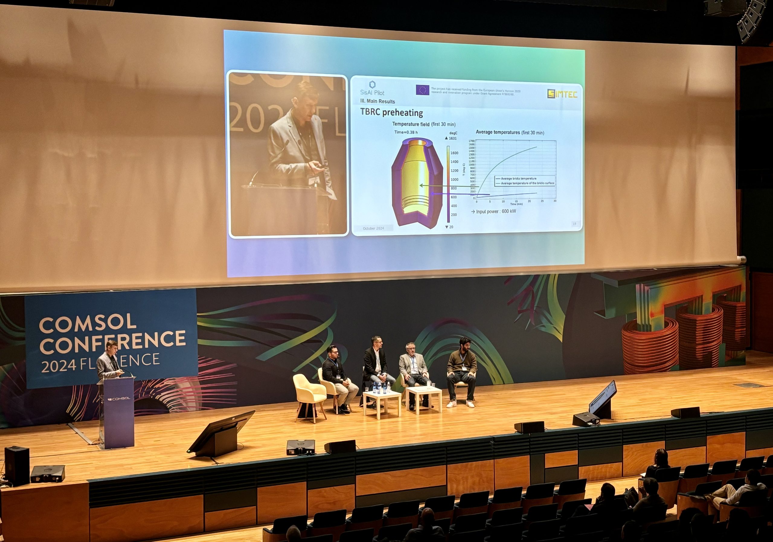 COMSOL 2024 Conference: Presentation of the SisAl Pilot modeling
